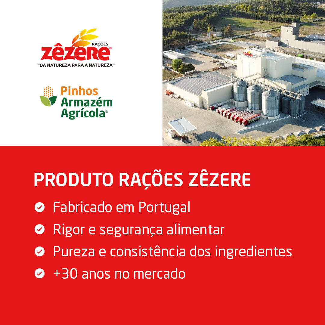 Rações Zêzere é sinónimo de qualidade e consistência na alimentação animal
