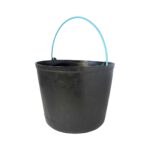 Balde de plástico preto 17L