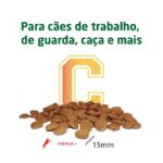 A ração campeão alta energia é indicada para cães de caça, de trabalho, de guarda e mais