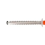 Detalhe de corta sebes elétrico Bricoferr