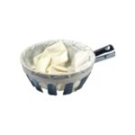 Apanha fruta com saco de pano