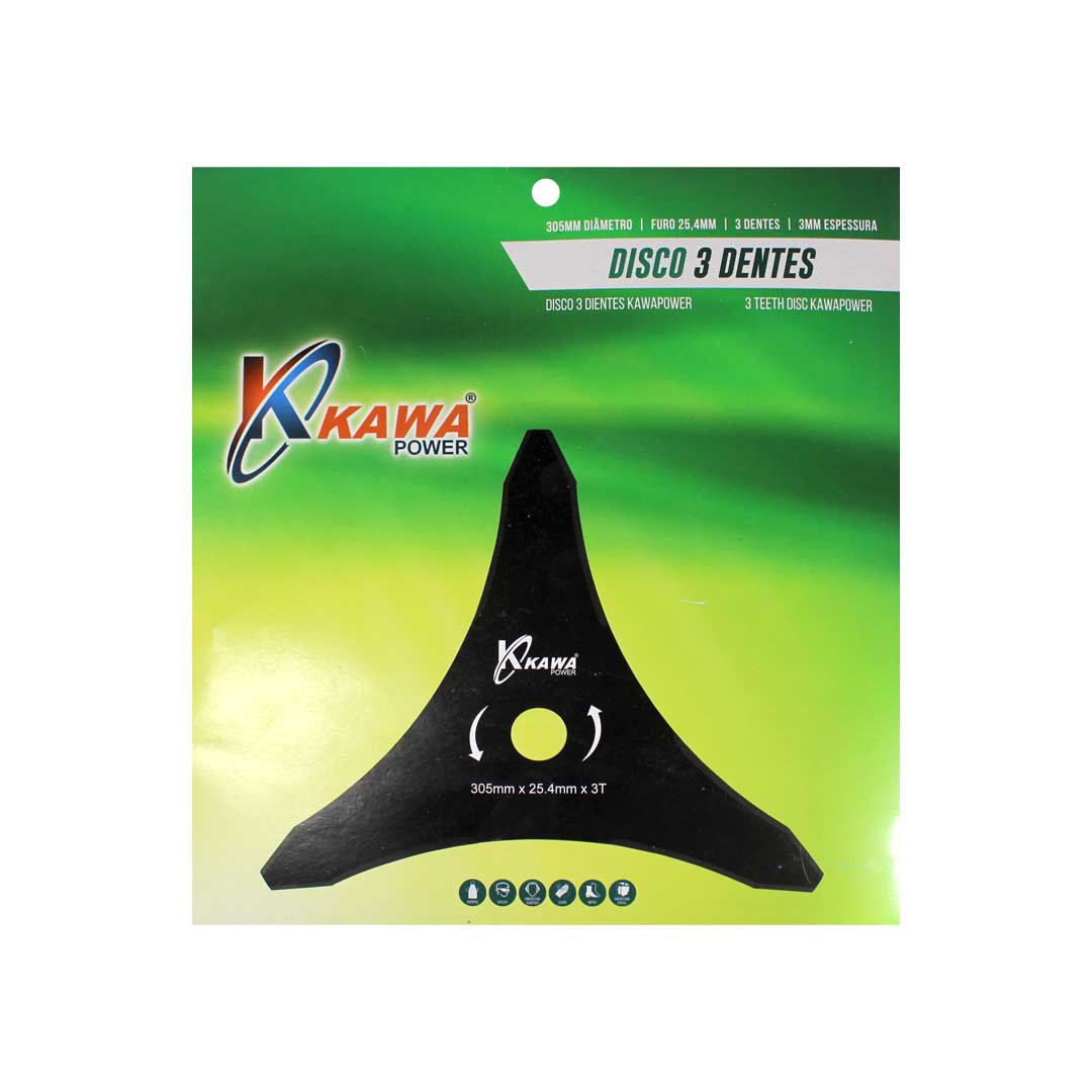 Disco 3 dentes 305mm furo 25 4mm 3mm