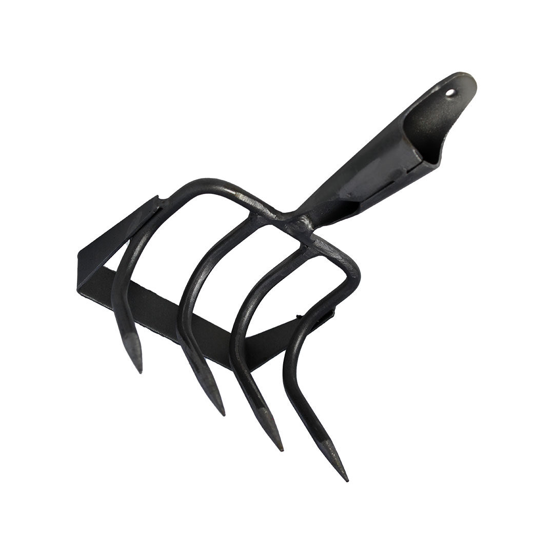 Ancinho curvo 4 dentes