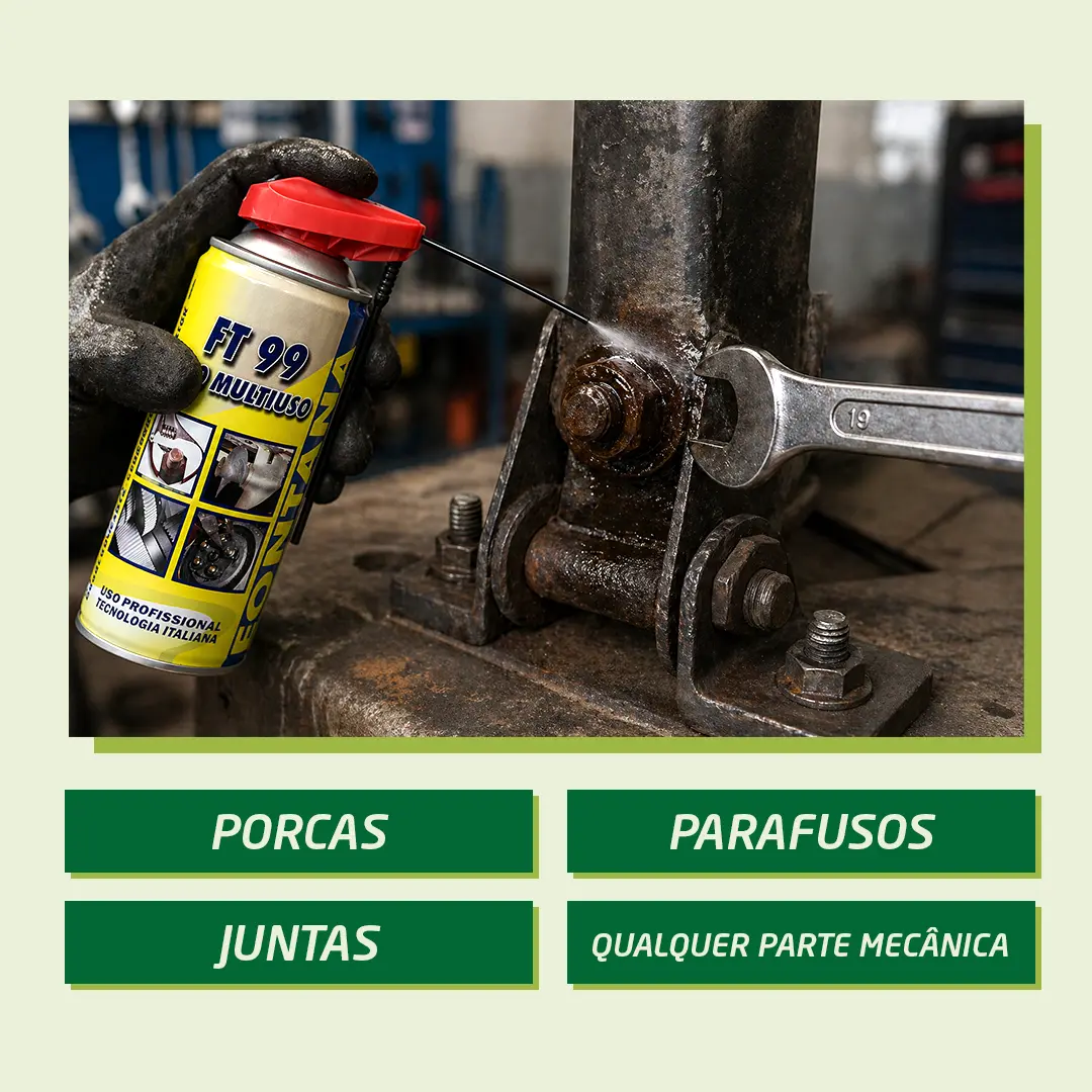 Uso em qualquer parte mecânica para facilitar desenrroscar, entrar ou sair. Óleo multiusos de excelente qualidade ao melhor preço. Para uso profissional e doméstico.
