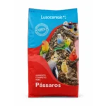 Alimento Completo para Papagaios 3kg Lusocereais Mistura de Sementes com Fruto - Alimento de alta qualidade para papagaios