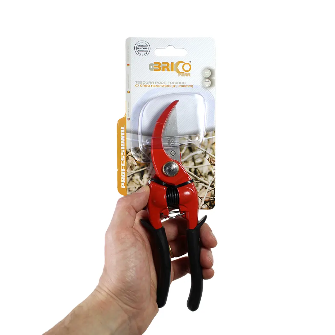 Tesoura Poda Forjada com Cabo Revestido 8" 200mm