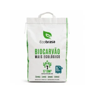 Saco pequeno de carvão biológico de grande qualidade. Calibre 17dm3