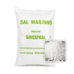 Saco de sal marinho de grande qualidade, para piscinas e mais, fabricado em Portugal