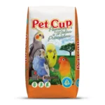 Alimento completo para agapornis. Pet Cup Agapornis Energy Profissional. Saco de 20kg. Grande qualidade de sementes para agapornis.
