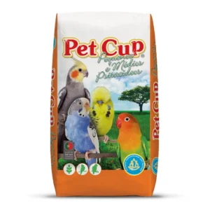 Alimento completo para agapornis. Pet Cup Agapornis Energy Profissional. Saco de 20kg. Grande qualidade de sementes para agapornis.
