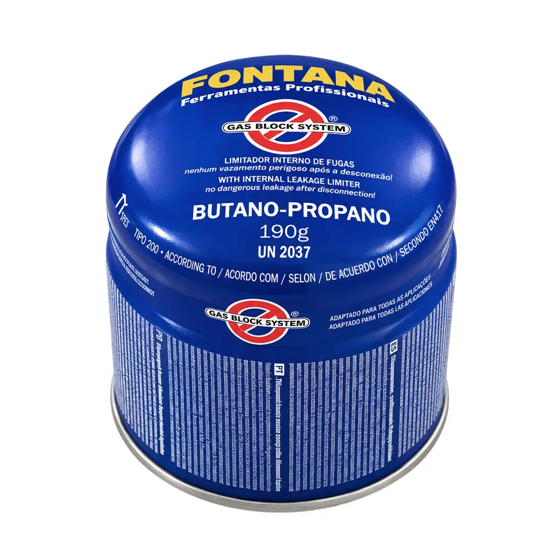 Cartucho Gás 190G Butano-Propano FONTANA