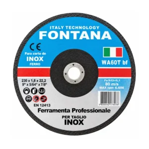 Disco de Corte Inox Ferro 230x1.8x22.2MM FONTANA