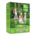 Sementes de Relva NATURE SEEDS de excelente qualidade. 1kg de sementes de relva universal. Todo o tipo de solos. Muito resistente ao pisoteio. Adaptada a relvados desportivos. Germinação rápida.