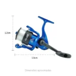 Dimensões aproximadas do carreto de pesca KATX KOOL FLX 4000