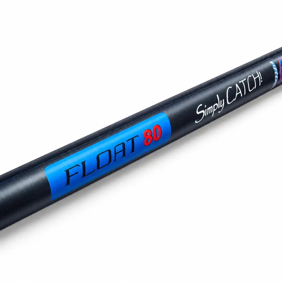 Cana de pesca à bolonhesa, outras com bóia. Power Float com vários metros, fantástica qualidade. Para uso com carreto.