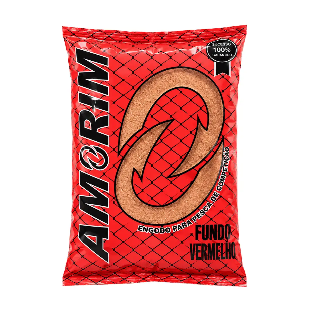 Engodo fundo vermelho Amorim 1kg