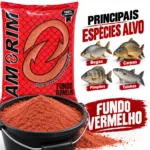 Espécies alvo do engodo fundo vermelho - imagem explicativa